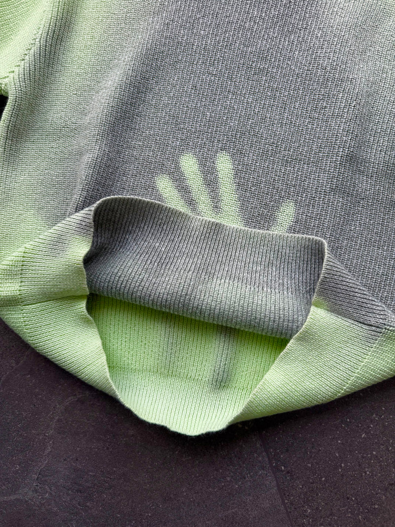 HEAT REACTIVE LONGSLEEVE KNIT - GREEN