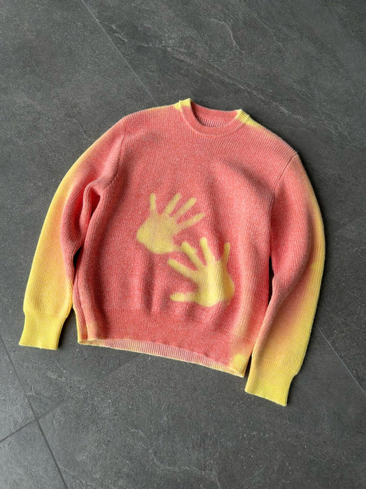 HEAT REACTIVE LONGSLEEVE KNIT - ORANGE / YELLOW
