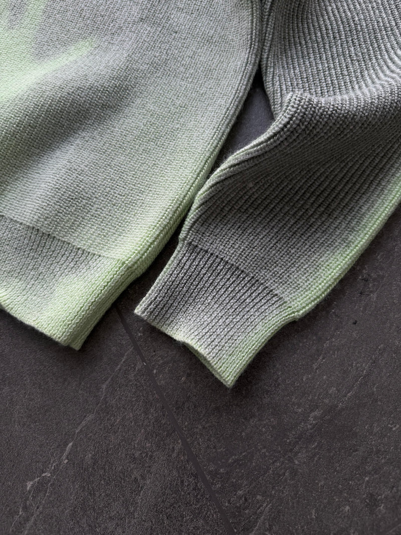 HEAT REACTIVE LONGSLEEVE KNIT - GREEN