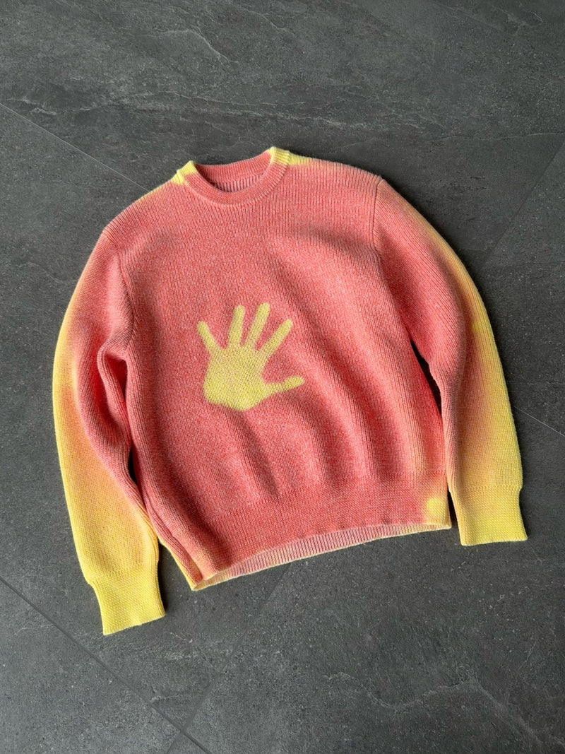 HEAT REACTIVE LONGSLEEVE KNIT - ORANGE / YELLOW