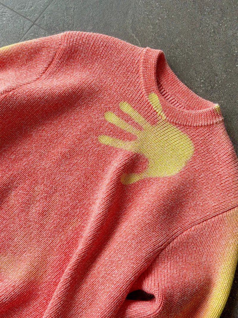 HEAT REACTIVE LONGSLEEVE KNIT - ORANGE / YELLOW